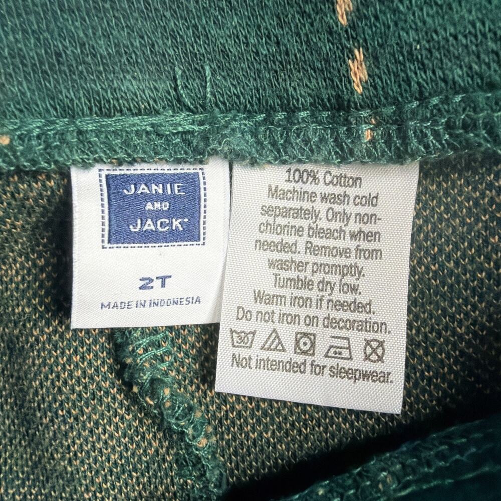 Janie And Jack Girls Embroidered Cotton Sweater & Leggings Set Size 12-18 & 2T - Picture 10 of 15